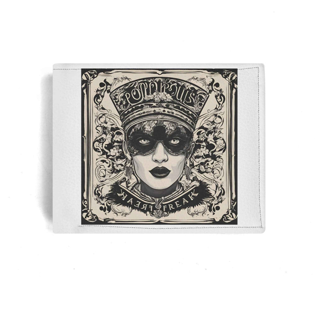 Mens Minimalist Leather Wallet - PU Leather Paper Folded Wallet