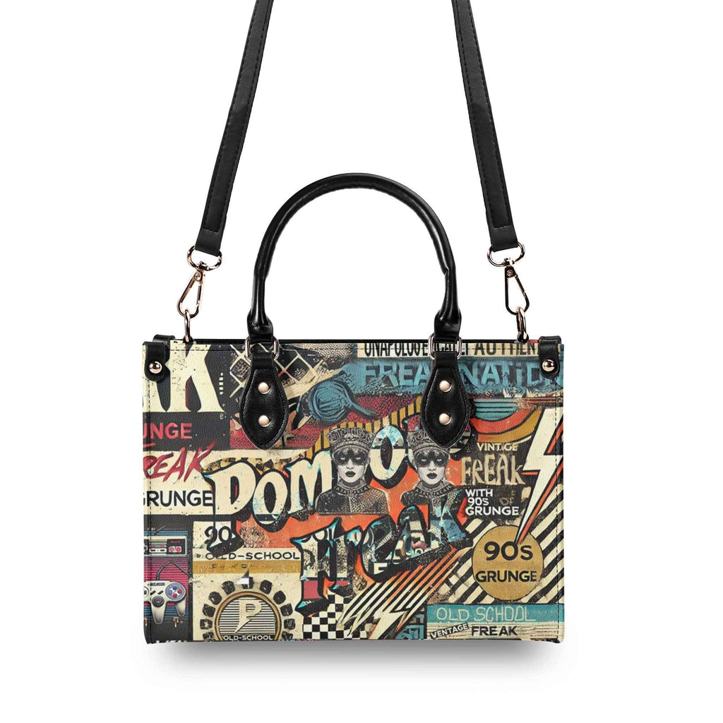 Pompous Freak Urban Collage * PU Leather Women's Handbag