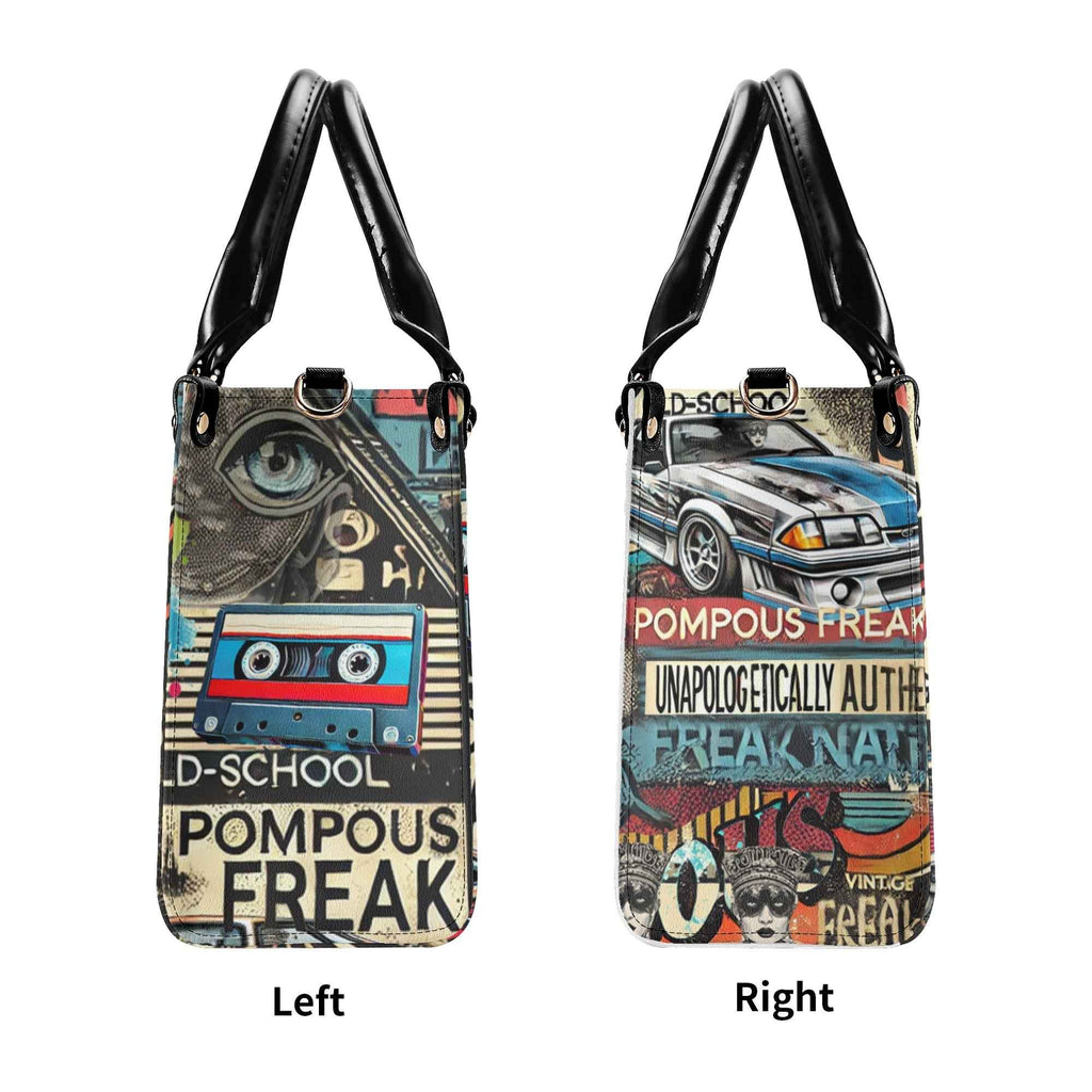 Pompous Freak Urban Collage * PU Leather Women's Handbag