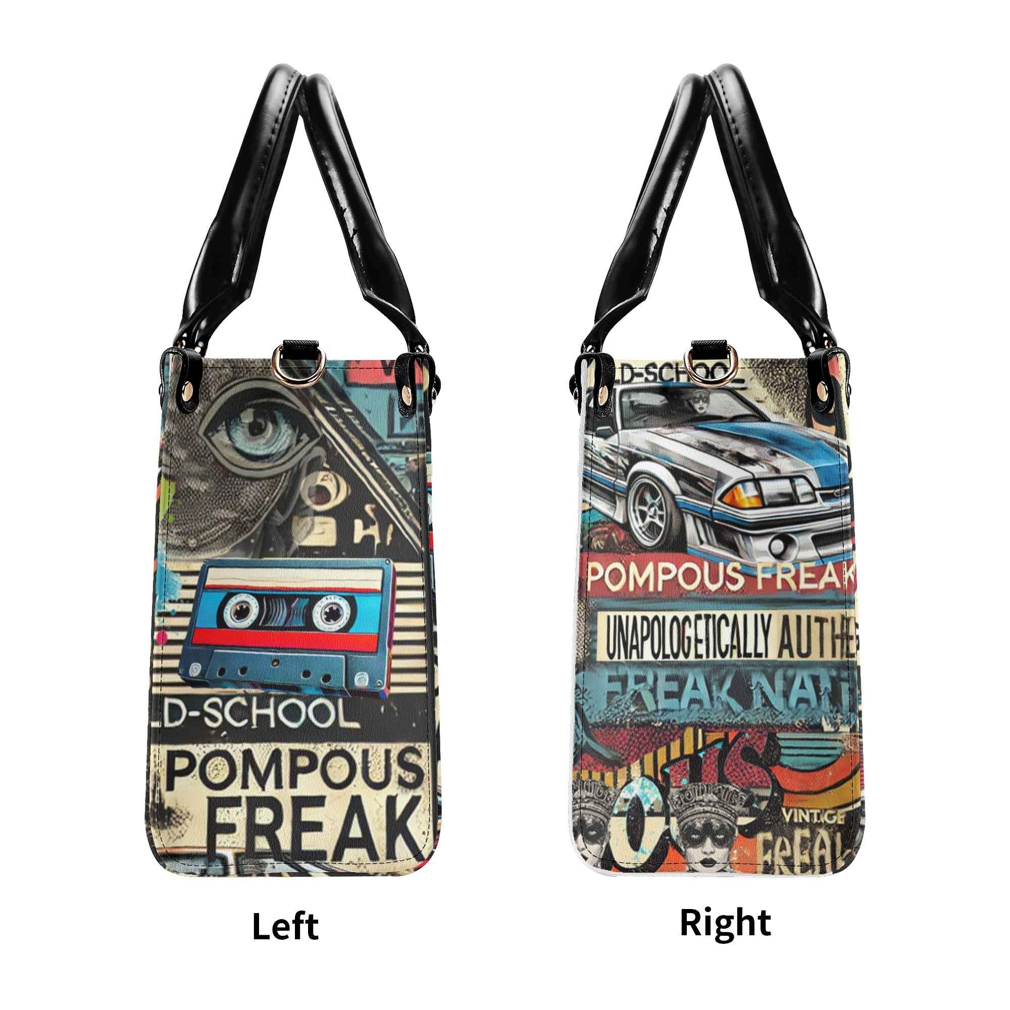 Pompous Freak Urban Collage * PU Leather Women's Handbag