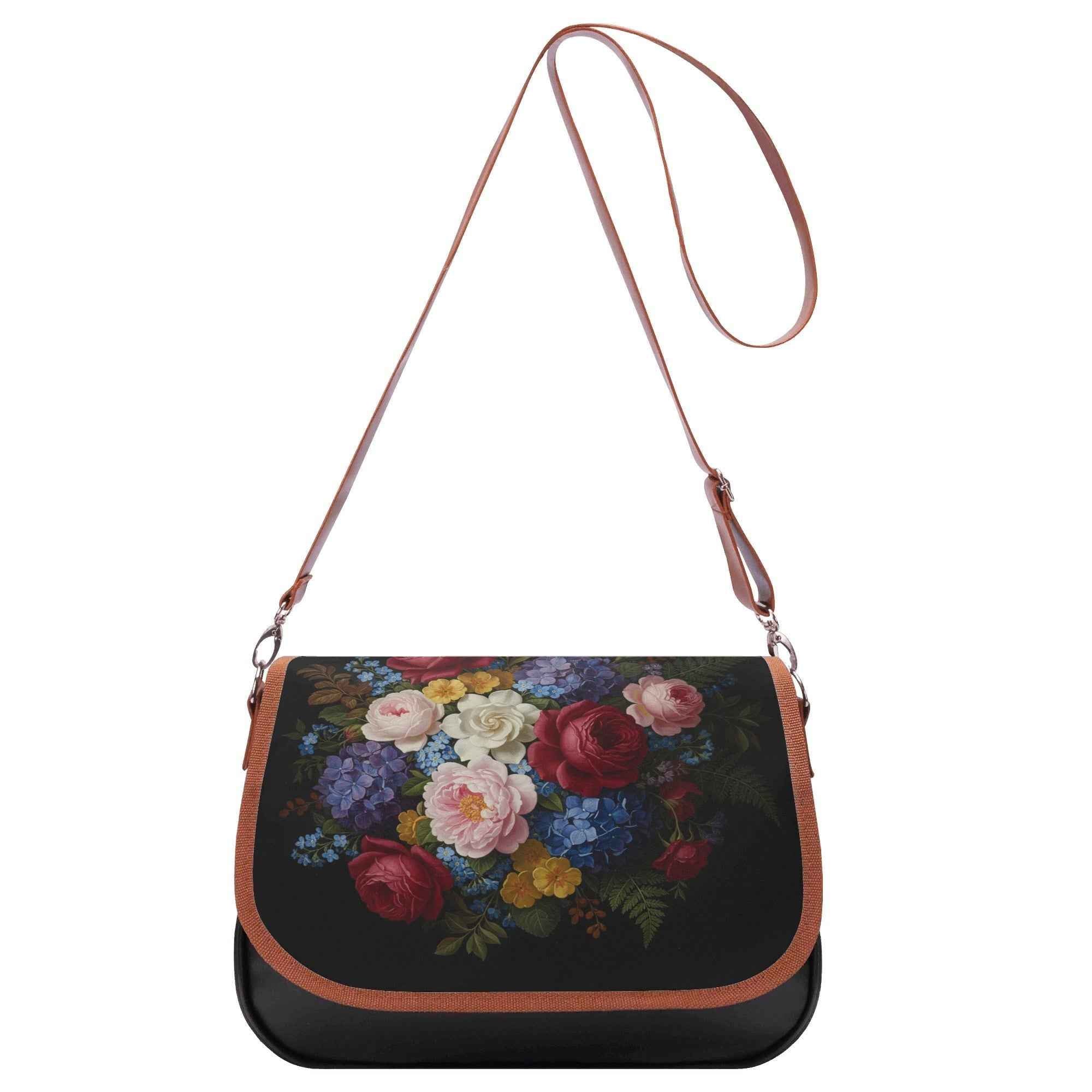 Flower Leather Shoulder bag
