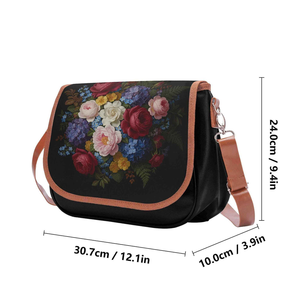 Flower Leather Shoulder bag