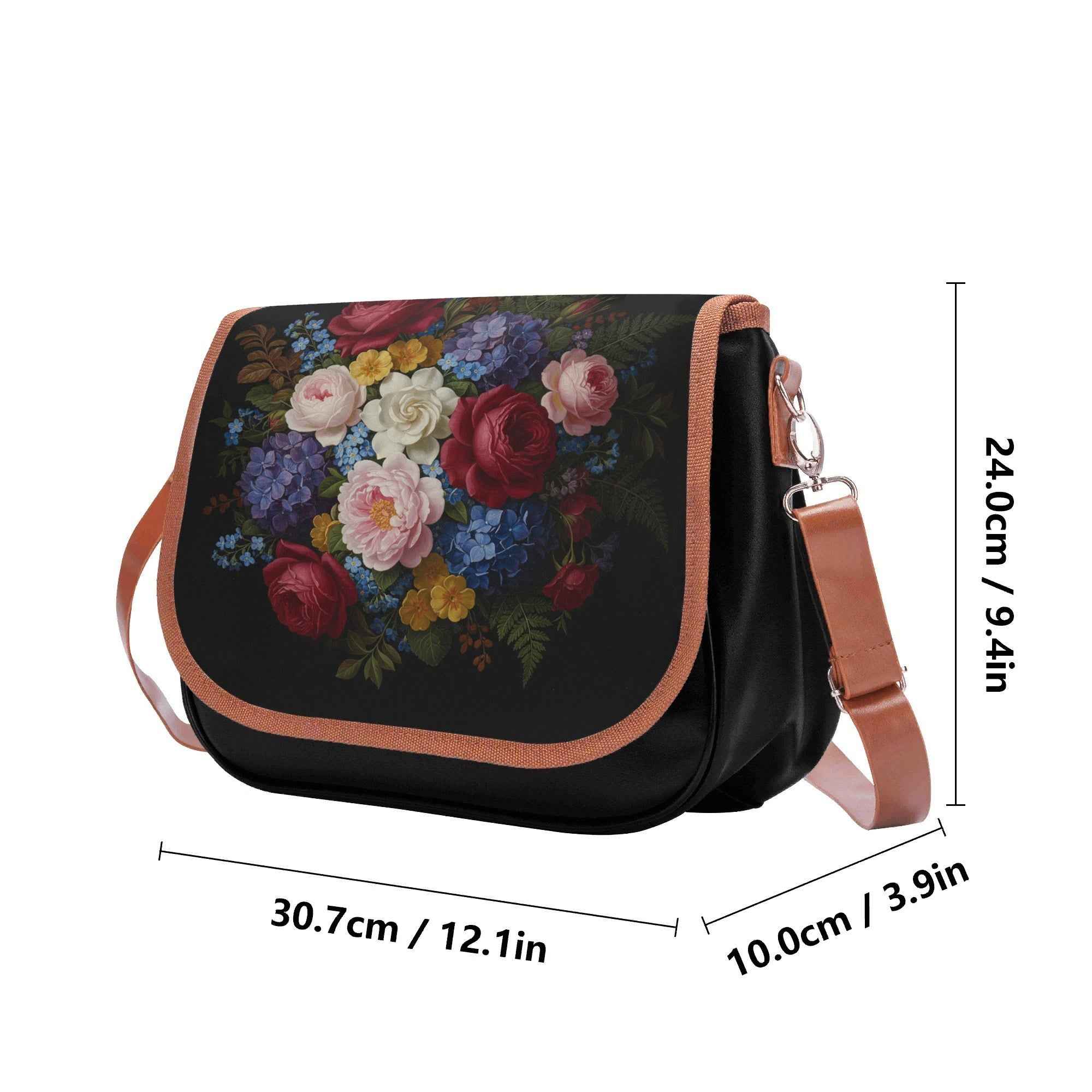 Flower Leather Shoulder bag