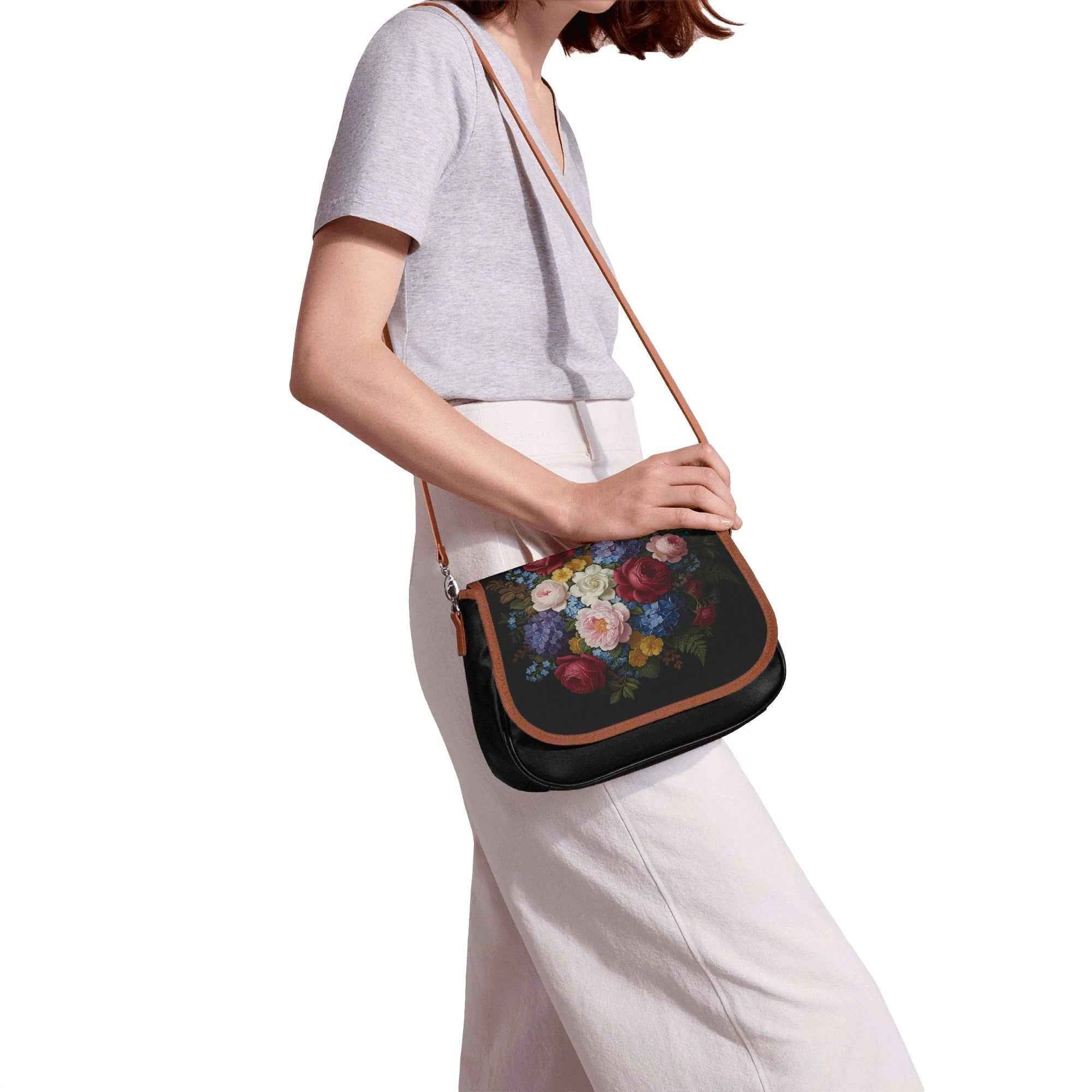 Flower Leather Shoulder bag