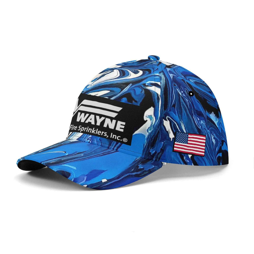 Wayne Automatic Fire Sprinkler Hat Blue Black White