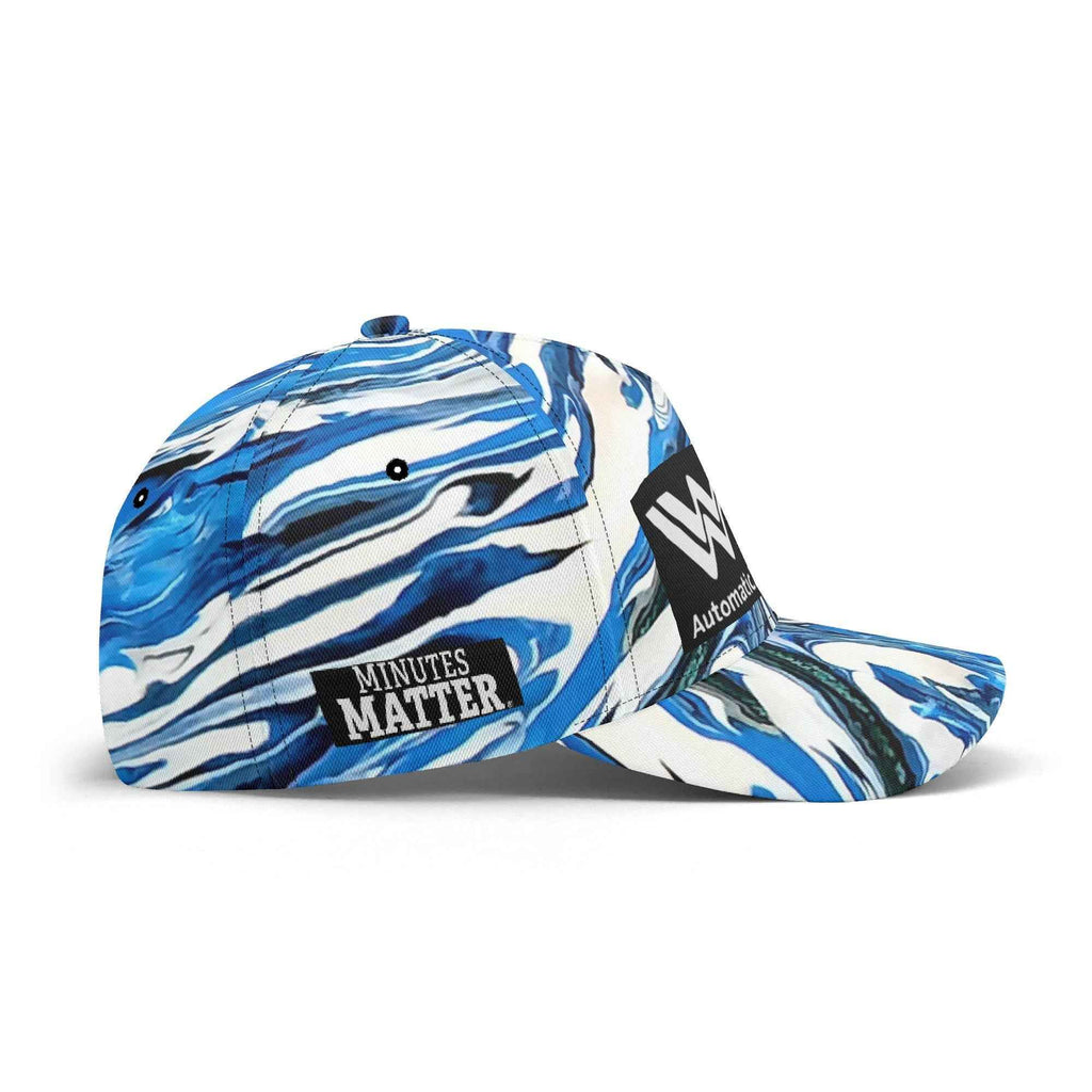 Wayne Automatic Fire Sprinkler Hat Blue Black White