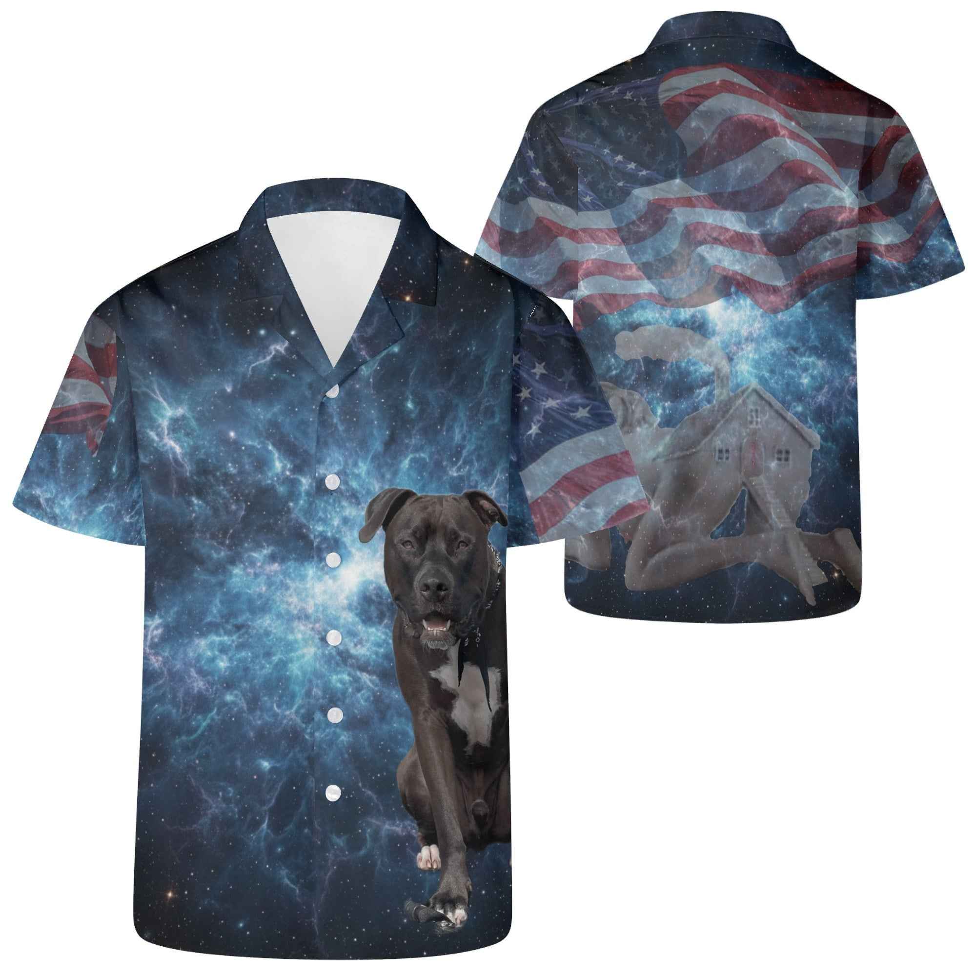 Super Nova Smokey Print Hawaiian Shirt