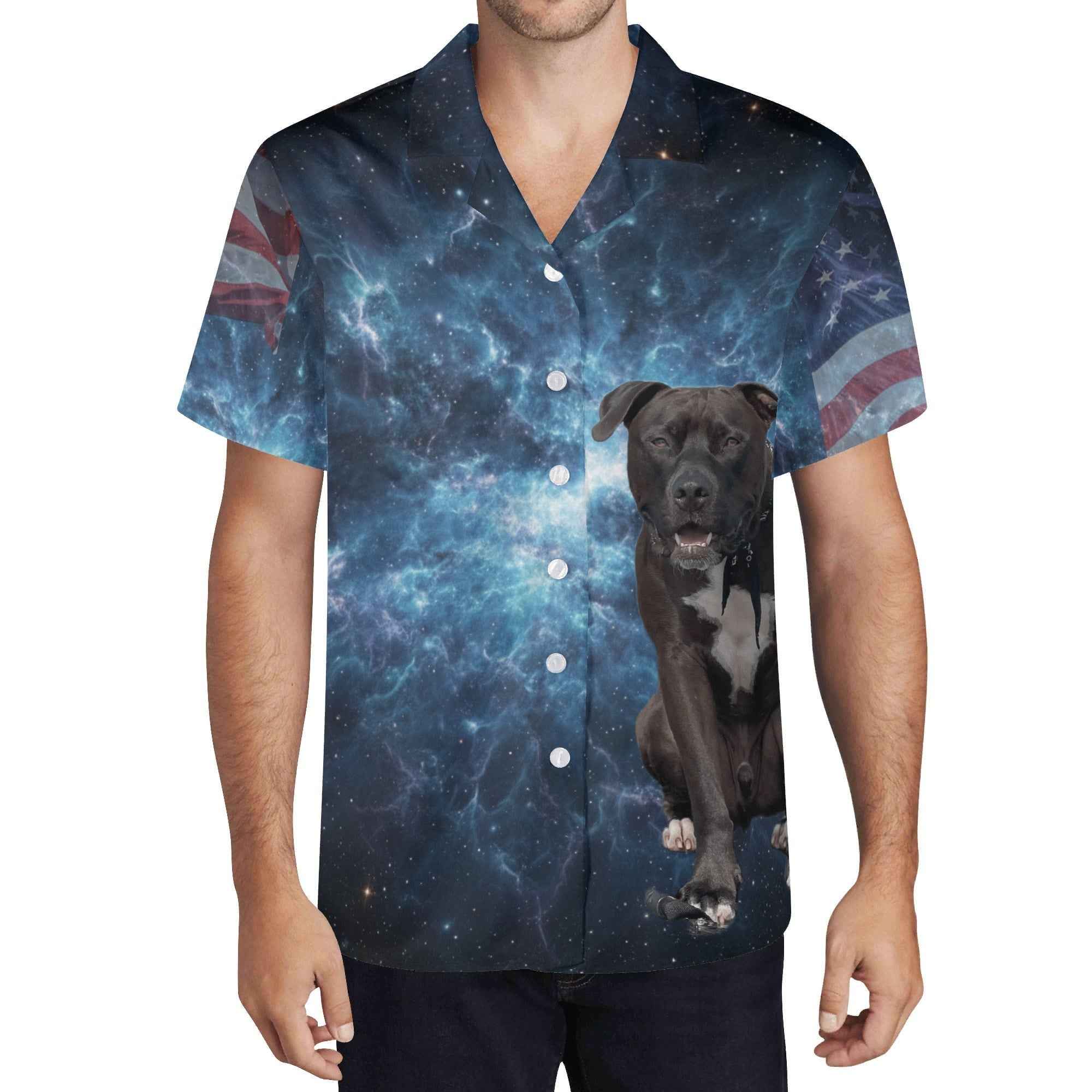 Super Nova Smokey Print Hawaiian Shirt