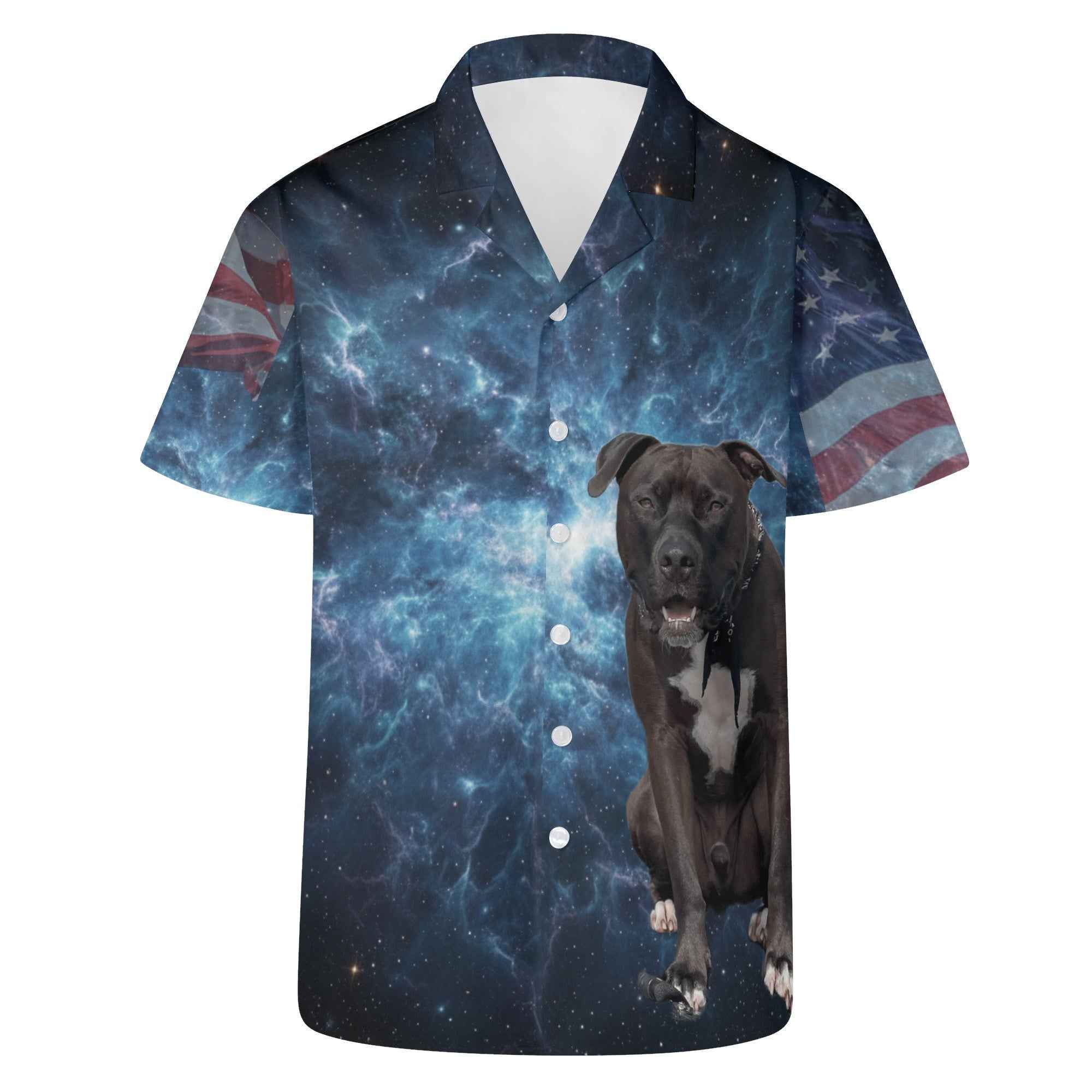 Super Nova Smokey Print Hawaiian Shirt