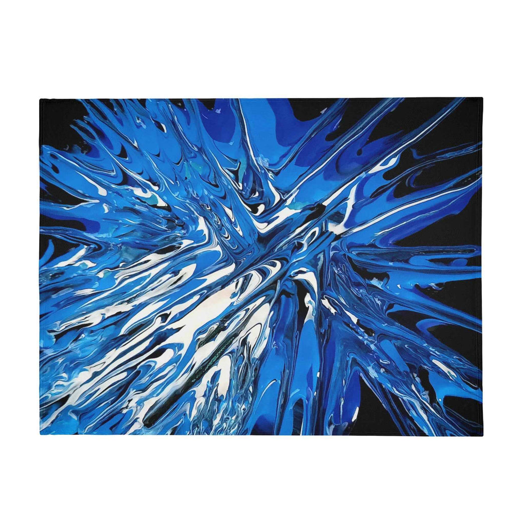 Blue dream Made in the USA by Multiple Size Flannel Breathable Blankets (Free Shipping and Shipped in US)