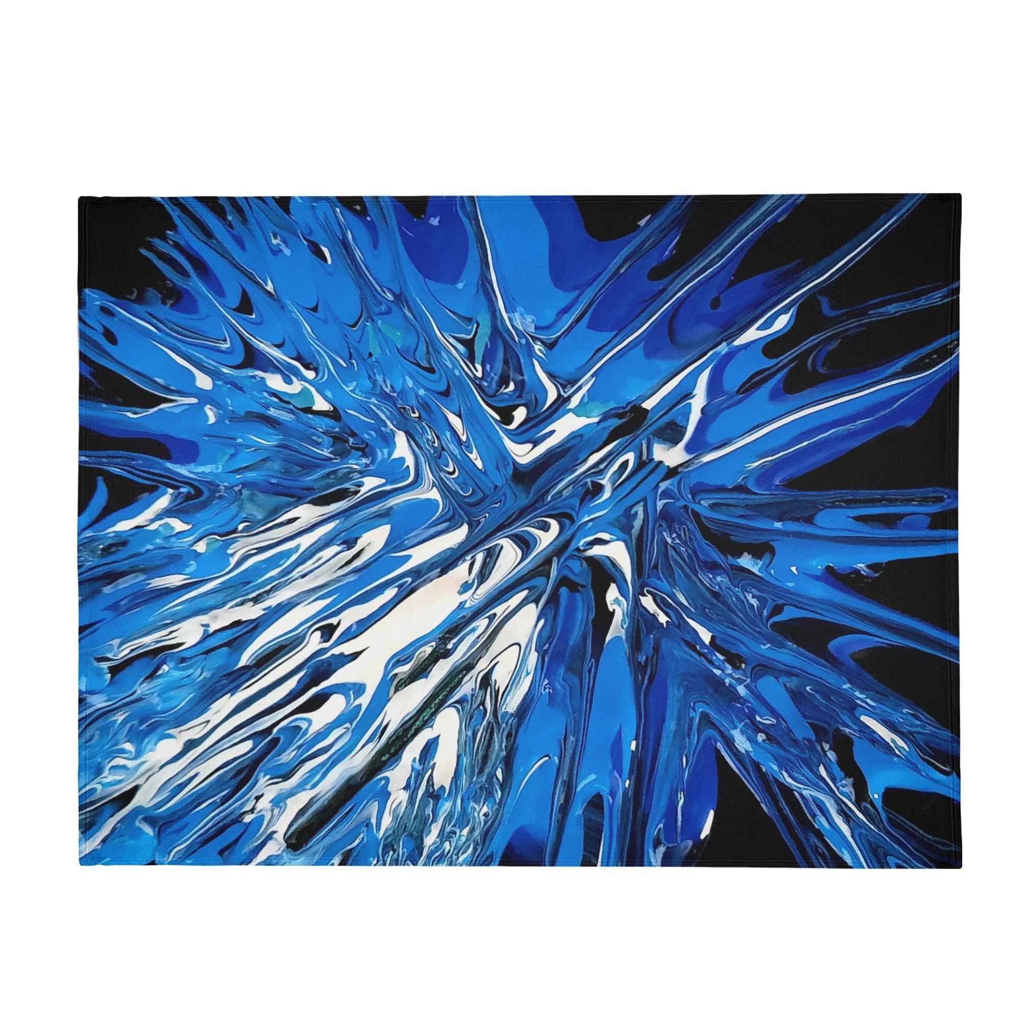 Blue dream Made in the USA by Multiple Size Flannel Breathable Blankets (Free Shipping and Shipped in US)