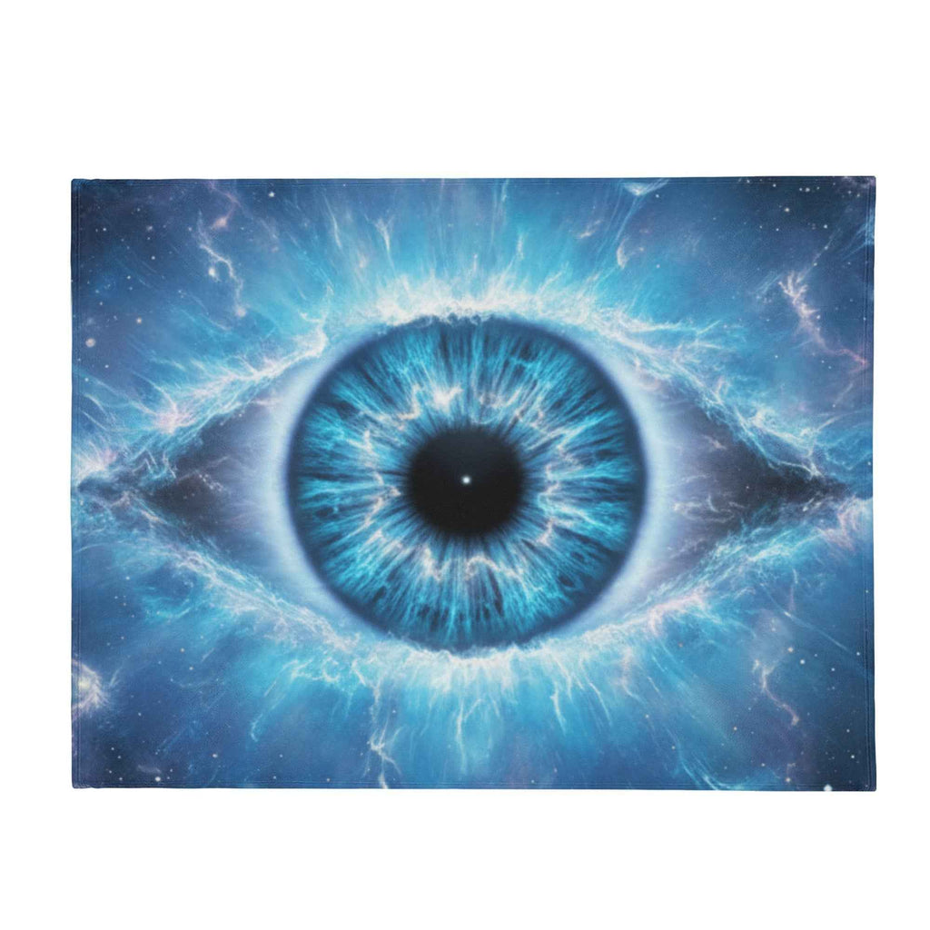 Blue Eye Nova ~ Made in the USA by Multiple Size Flannel Breathable Blankets (Free Shipping and Shipped in US)