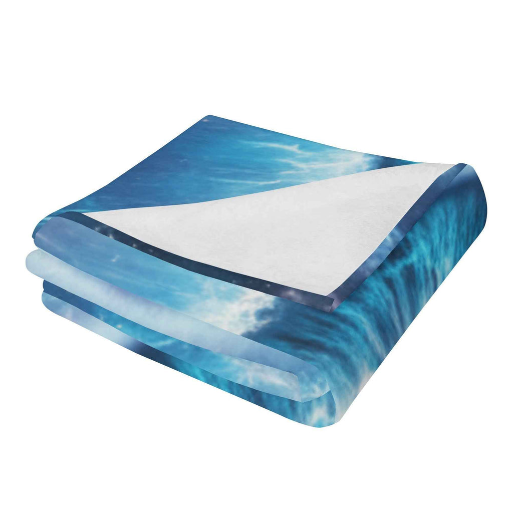 Blue Eye Nova ~ Made in the USA by Multiple Size Flannel Breathable Blankets (Free Shipping and Shipped in US)