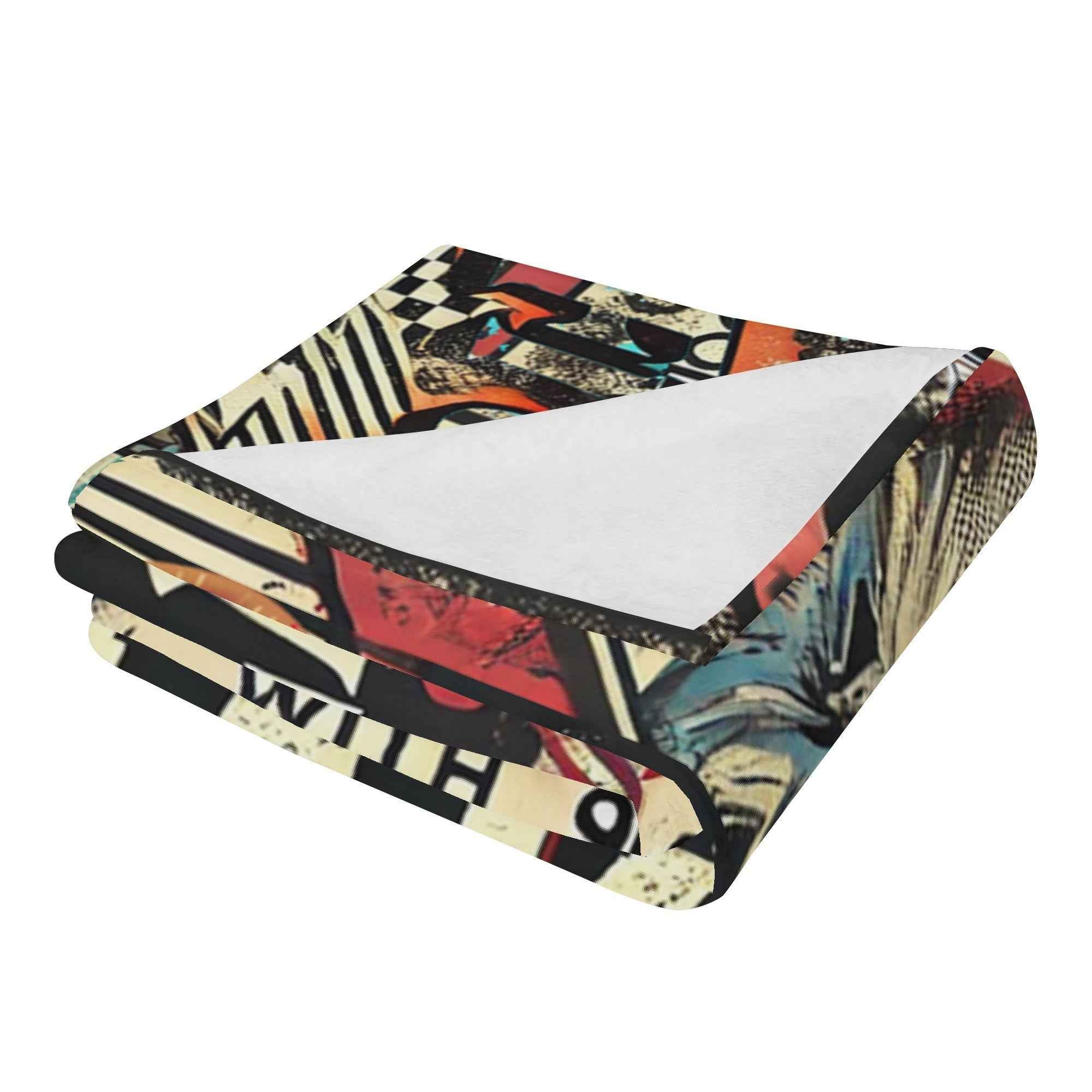 Pompous Freak 90s style ~ Made in the USA by Multiple Size Flannel Breathable Blankets (Free Shipping and Shipped in US)