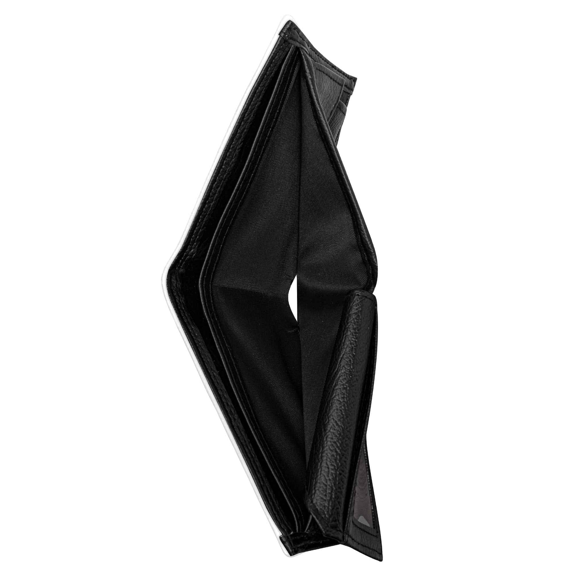 Mens Minimalist Leather Wallet - PU Leather Paper Folded Wallet